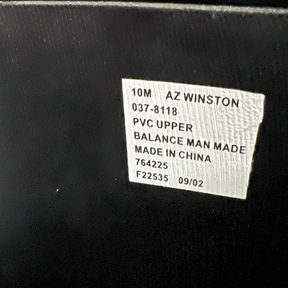 Arizona Black Rain Boots Size 10 - Picture 11 of 14